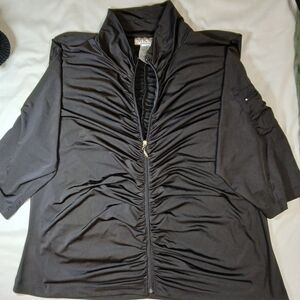 M.K.M Black Ruched Jacket